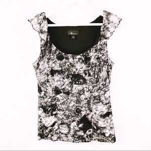 AB STUDIO | Lace tie dye top